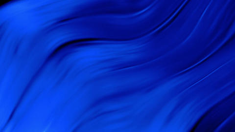 Vibrant blue fluid silk waves abstract seamless looping elegant background motion. 3D rendering anim
