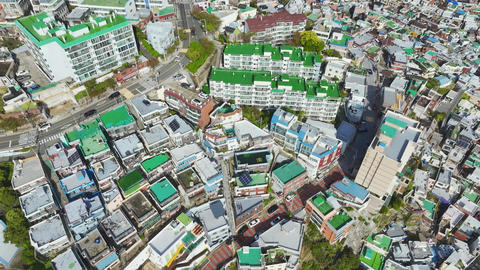 Aerial view of Busan Station, South Korea