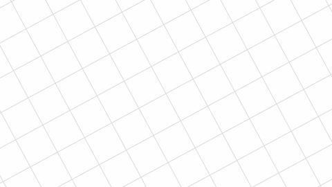 Minimalist Grey Tilting Grid Geometric Lines Pattern Animation on White Background Loop Motion