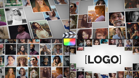 Mosaic Logo Reveal for Final Cut