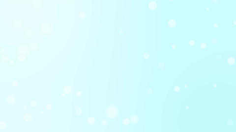 Light blue gradient background with polka dots