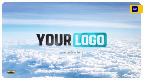 Above Clouds Cinematic Logo Reveal