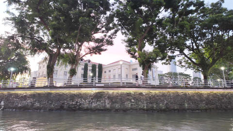 Colonial era buildings turn museum, historic architectures along the Singapore River
