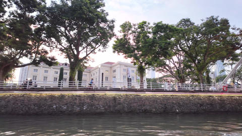 Colonial era buildings turn museum, historic architectures along the Singapore River