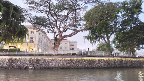 Colonial era buildings turn museum, historic architectures along the Singapore River