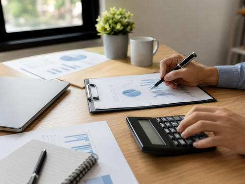 Small Business Cash Flow Review Desk