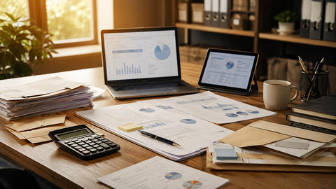 Tax Preparation Budget Review Desk