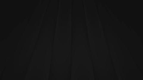 Abstract black fanlike shapes are dynamic and modern