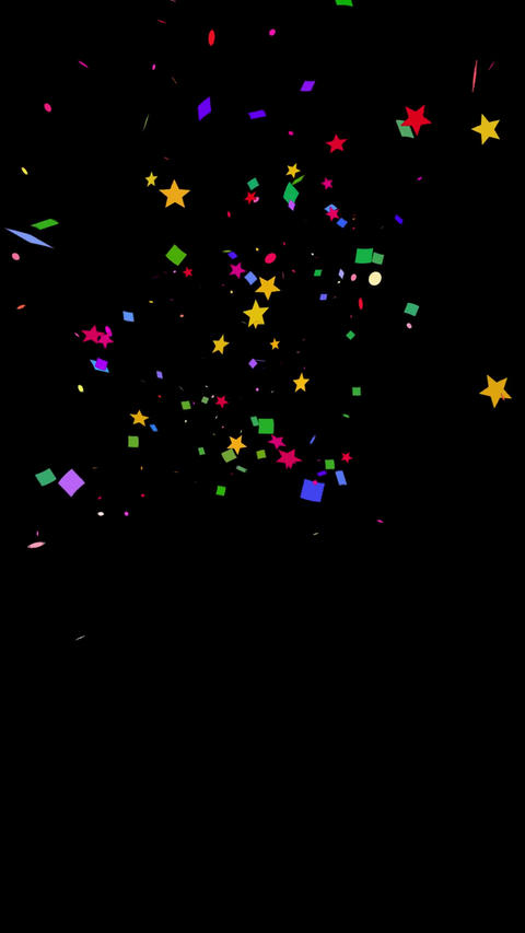Confetti from the foreground and the far side / Confetti_2g