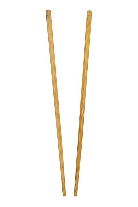 Wooden chopsticks pair isolated, utensil dining tool natural texture chopsticks