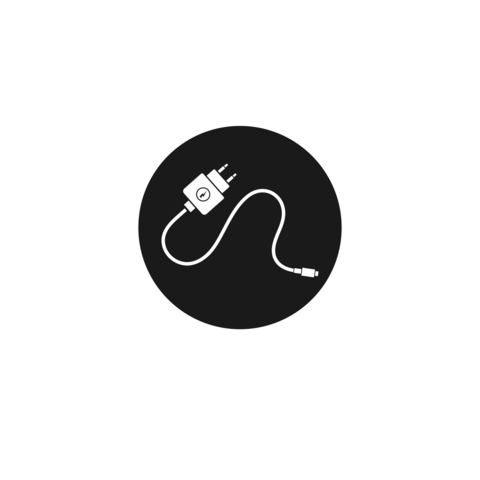 phone charger icon vector illustration design template web