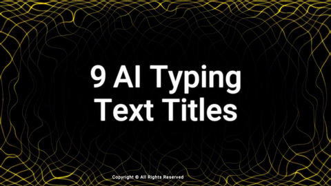 AI Typing Text