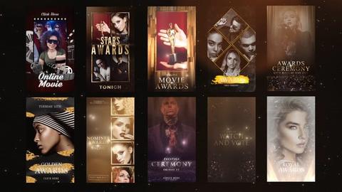 Gold Luxury Awards Ceremony Reels