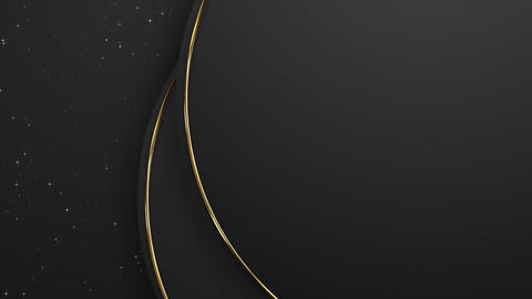 Stardust Gold Particles Awards Trailer Titles Cinematic Openers Intro Luxury Background Loop