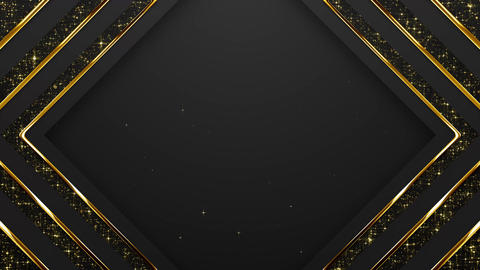 Regal Geometric Gold Frame Particles Awards Trailer Titles Cinematic Openers Intro Background Loop