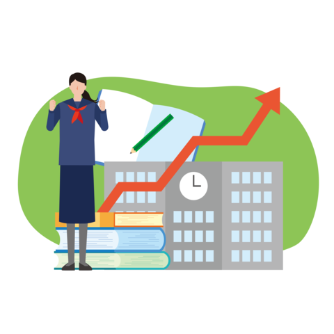 Female students who improve their academic performance