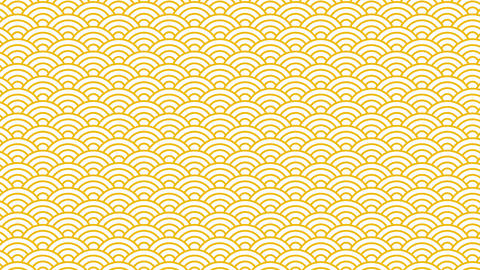 Video Using a Seigaiha Pattern Yellow Version