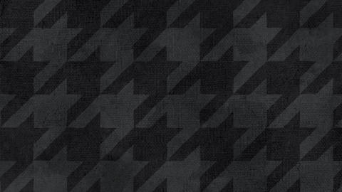 Hand drawn houndstooth pattern background video: large pattern, dark gray, loop