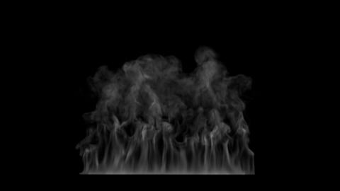 White smoke on transparent alpha channel