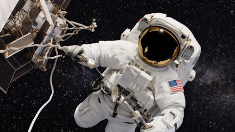 Astronaut Spacewalk Space Station Suit NASA Mission