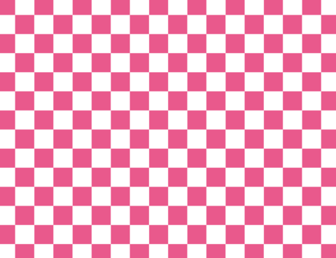 Checkered Pattern Illustration in red edition