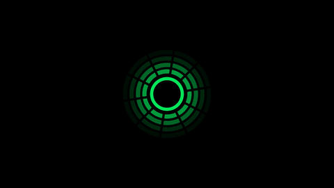 Access button animation: green Access Granted and red Access Denied in Sci-fi HUD style