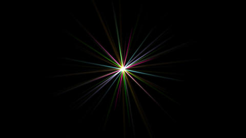 Colorful Star lares on dark backgroud