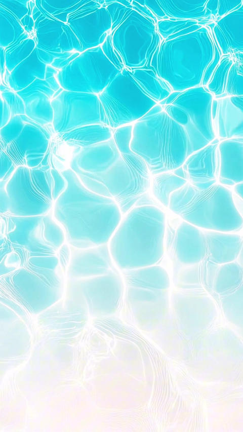Shimmering light reflections on the water surface, beautiful rippling waves sparkling in the sea