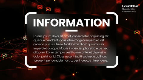 Information Box Liquid Glass | After Effects