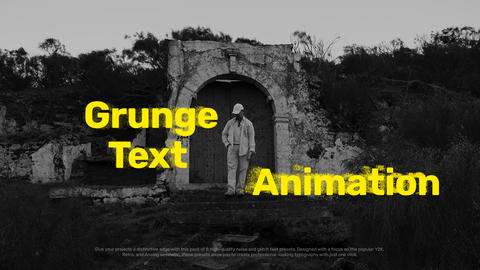 Grunge Text Animation