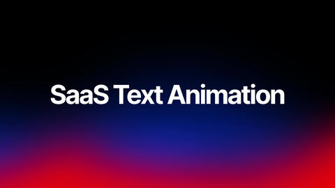 Saas text animation