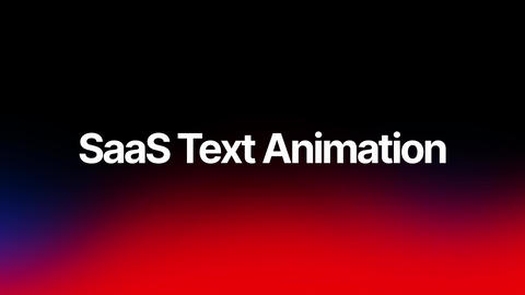 SaaS Text Animations