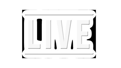 Text animation 「LIVE」 03 White