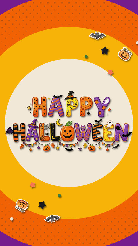 Vertical Format – Halloween Transition – Transparent Background – Generative AI Asset