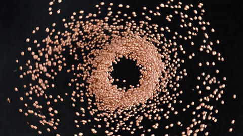 Luxury floating diamond particles with elegant beauty shimmer