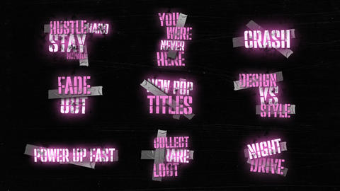 Urban Grunge Titles