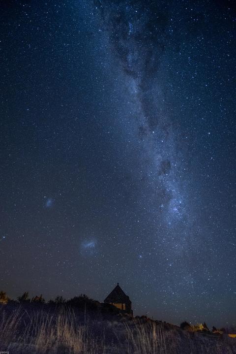 Church Good Shepherd Milky Way Lake Tekapo Night