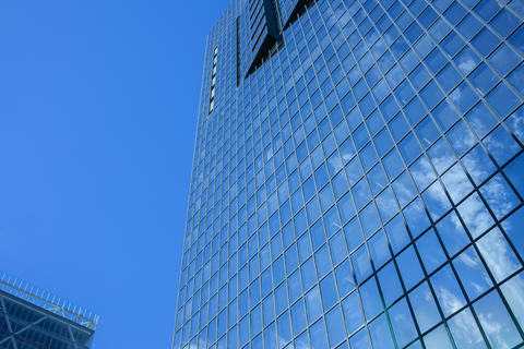 high rise buildings in office area