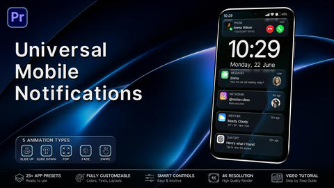 Universal Mobile Notifications MOGRT