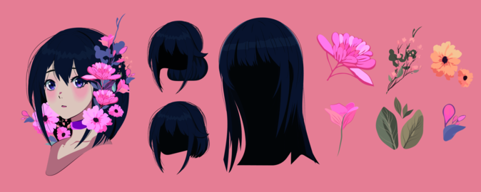 anime girl beautiful princess aries