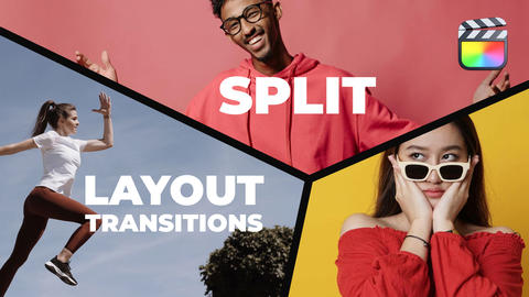 Split Layout Transitions for Final Cut Pro