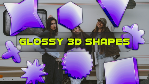 Glossy 3D Shapes