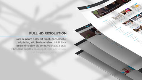 Elegant 3D Website Presentation