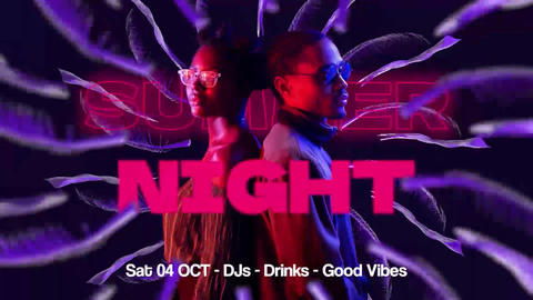 Tropical Neon Club Promo PP