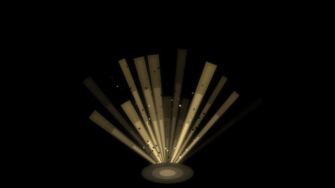 Golden Light Rays Bursting Outward Radiant Explosion Overlay with Alpha
