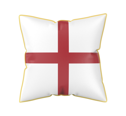 Pillow with the flag of England
