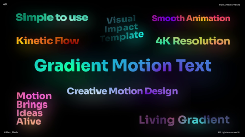 Gradient Motion Text
