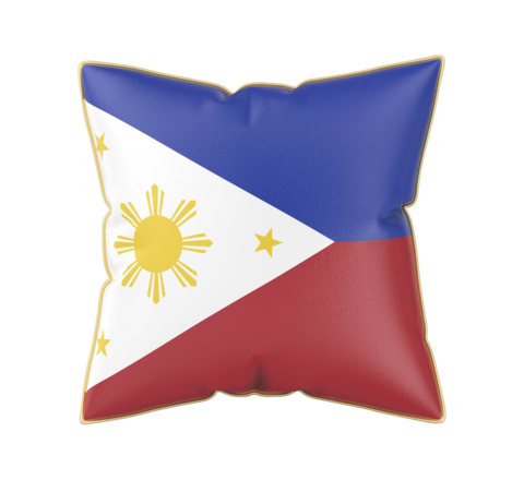 Pillow with the flag of Philippines