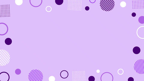 Cute simple background frame with a pop style and pastel colored dots