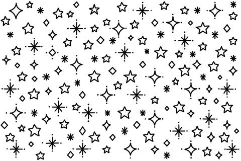Sparkling Stars Background Pattern